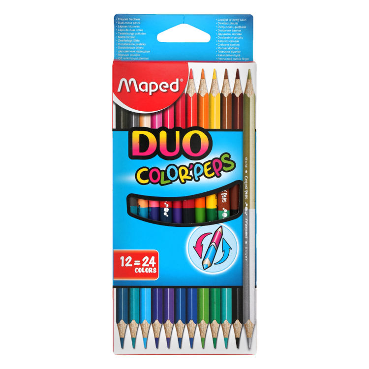 Picture of FR829600FC00-MAPED DUO PENCIL COLOURS PEPS DUO X12